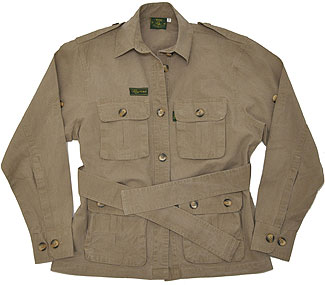 Ladies PRO SAFARI Jacket - Classic Belted Cotton